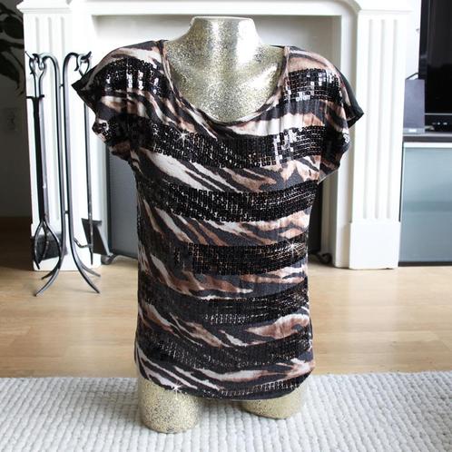 Prachtig Coolcat Topje (XS) € 20,-, Kleding | Dames, Tops, Zo goed als nieuw, Maat 34 (XS) of kleiner, Overige kleuren, Korte mouw