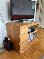 Massief Licht Eiken TV Meubel, Huis en Inrichting, Kasten | Televisiemeubels, Ophalen, Gebruikt, Eikenhout, 50 tot 100 cm