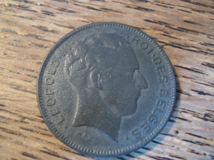 Bezet Belgie 5 Frank 1943 Waals WW2 #569, Postzegels en Munten, Munten | België, Losse munt, Overig, Verzenden