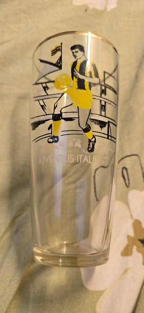 Juventus Italie  voetbal glas, Sport en Fitness, Voetbal, Gebruikt, Ophalen of Verzenden
