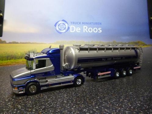 Tekno Scania 164 torpedo H.J. van Bentum met certificaat, Hobby en Vrije tijd, Modelauto's | 1:50, Nieuw, Bus of Vrachtwagen, Tekno