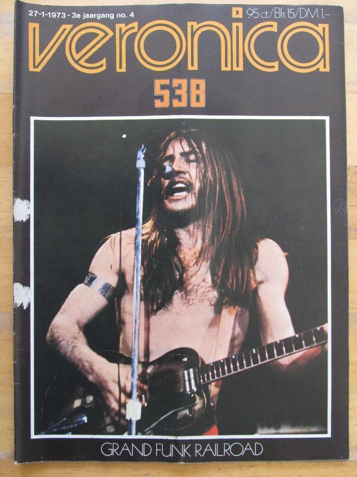 Veronica 1973 Grand Funk Railroad David Cassidy Roy Black, Verzamelen, Tijdschriften, Kranten en Knipsels, Tijdschrift, Nederland
