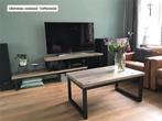 Oud eiken wagonplanken en stalen tv meubelen op maat, Ophalen, Nieuw