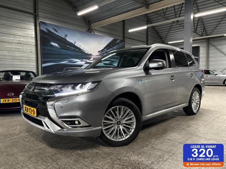 Mitsubishi Outlander 2.4 PHEV Intense | Trekhaak | 1 Eigenaa, Auto's, Mitsubishi, Bedrijf, Te koop, Outlander, 4x4, ABS, Achteruitrijcamera