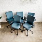 Vitra - Set van 5 - ID Soft - ijsblauw/zwart, Ophalen, Kunststof, Zwart, Zo goed als nieuw