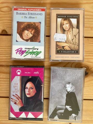 3x Barbra Streisand cassettebandjes legendarische zangeres beschikbaar voor biedingen