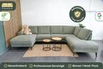 Grote U-bank Hoekbank Groen Haco [Refurbished], 250 tot 300 cm, -, -, Hoekbank
