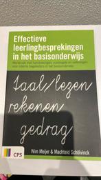 Effectieve leerlingbesprekingen in het basisonderwijs, Wim Meijer; Machteld Scholvinck; Wim Meyer, Ophalen of Verzenden, Zo goed als nieuw