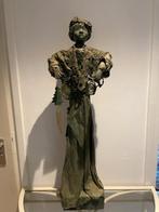 Grote handgemaakte pop kerstmis. Kerstdecoratie 94 cm., Antiek en Kunst, Ophalen