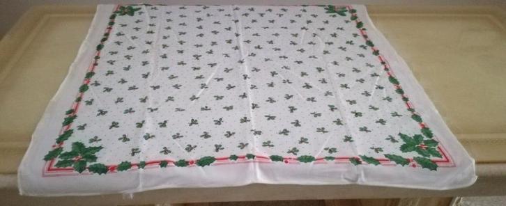 Kerst Tafelkleed kleed tafellaken 85x 85 cm Katoen, Diversen, Kerst, Zo goed als nieuw, Ophalen of Verzenden