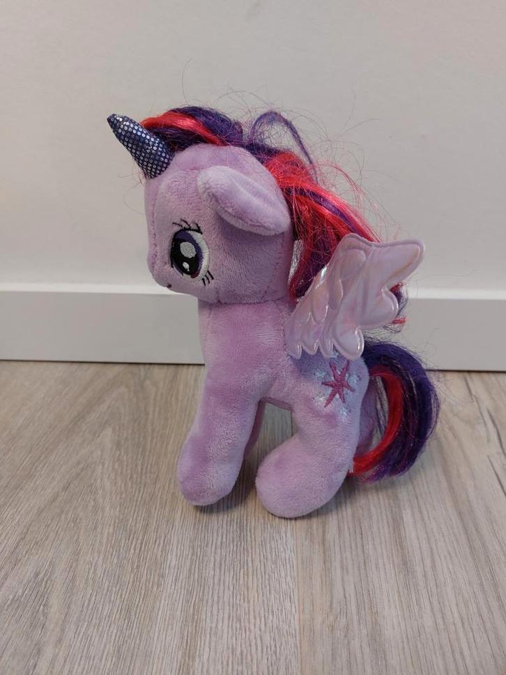 Knuffel my little pony paard paars twilight sparkle L895, Kinderen en Baby's, Speelgoed | Knuffels en Pluche, Zo goed als nieuw