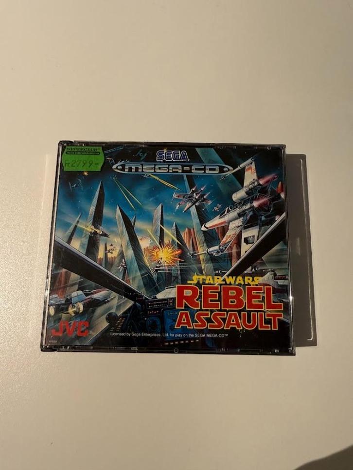 Mega CD Star Wars Rebel Assault, Spelcomputers en Games, Games | Sega, Zo goed als nieuw, Mega Drive, 1 speler, Vanaf 3 jaar, Online
