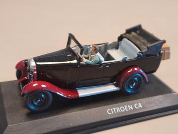 Citroën C4 Torpedo 1930 +chauffeur verbouwing 1:43 Altaya  beschikbaar voor biedingen