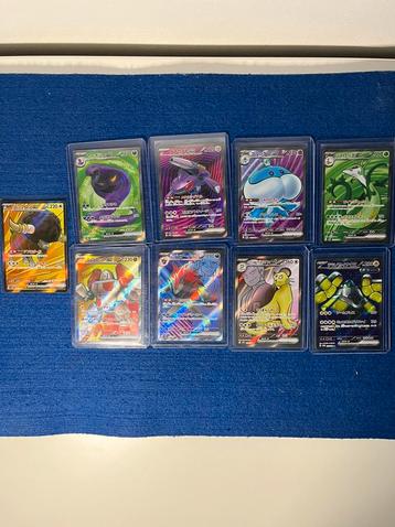 Pokémon lot - 9x Full art Japans beschikbaar voor biedingen