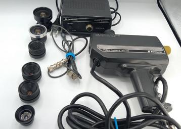 Zeldzame Panasonic tv camera WV-460 + power & 6 lenzen beschikbaar voor biedingen