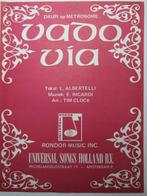 VADO VIA **Oude Bladmuziek uit 1973**, Muziek en Instrumenten, Bladmuziek, Ophalen of Verzenden, Gebruikt, Artiest of Componist