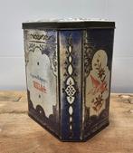 OUD BROCANT "RIZLA SIGARETTENPAPIER" BLIK, Ophalen of Verzenden, Gebruikt, Tabaksdoos of Verpakking