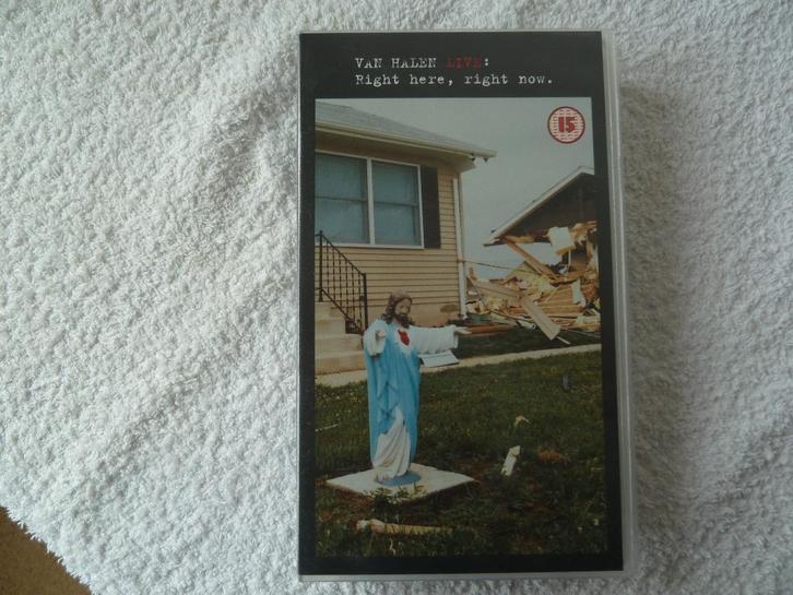 Van Halen Live: Right Here, Right Now op VHS, Audio, Tv en Foto, Videospelers, Refurbished, Ophalen of Verzenden