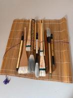 Kalligrafeer  Kwasten Set (14 stuks), Ophalen, Gebruikt, Penseel of Kwast