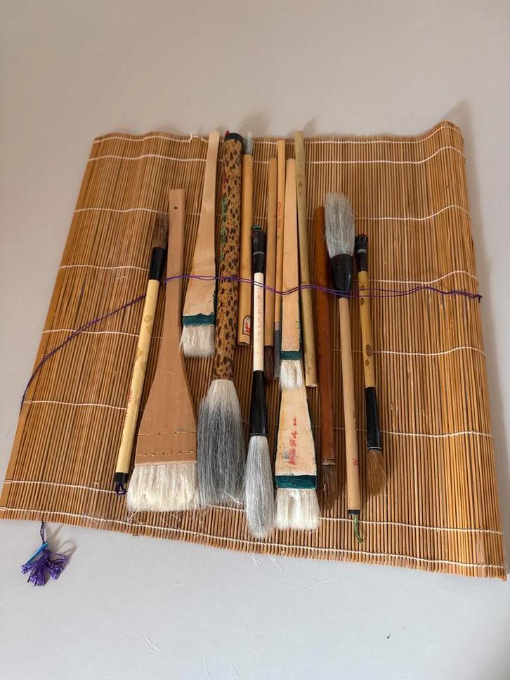 Kalligrafeer  Kwasten Set (14 stuks), Hobby en Vrije tijd, Schilderen, Gebruikt, Penseel of Kwast, Ophalen