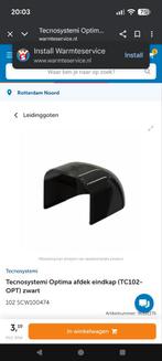 Tecnosystemi Optima T102 Leidinggoot - Zwart, Pvc, Nieuw, Ophalen of Verzenden, Minder dan 2 meter