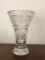 Bleikristal vaas breed uitlopend, Ophalen of Verzenden