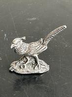 Oud Verzilverd  Fazant beeldje 3.5 cm H, Ophalen of Verzenden
