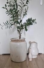 Brynxz Craquele Pot, Lampet en Vaasje, Ophalen, Gebruikt, Wit, Aardewerk of Porselein