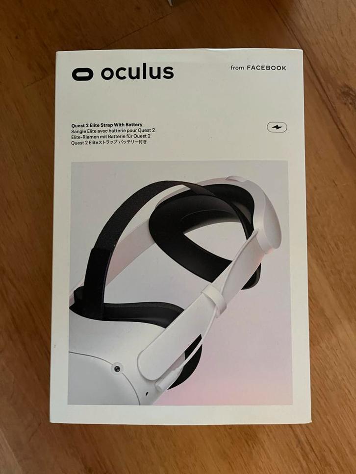 Oculus Quest 2 + Elite Strap met Batterij, Spelcomputers en Games, Virtual Reality, Zo goed als nieuw, Pc, VR-bril, Ophalen of Verzenden