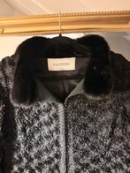Valentino Couture Jas Nerts Bontkraag Maat 38/40, Ophalen of Verzenden, Zo goed als nieuw, Maat 38/40 (M), Zwart