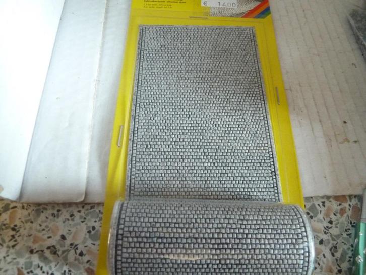 Kopsteen (keitjes) wegen struktuur N spoor/HO, Hobby en Vrije tijd, Modeltreinen | N-Spoor, Nieuw, Brug, Tunnel of Gebouw, Gelijkstroom of Wisselstroom