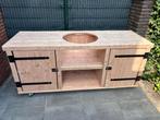 Unieke buitenkeuken, BBQ meubel van douglas of steigerhout, Ophalen, Nieuw, Houtskool