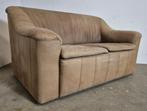Jaren 70 lederen bank, Ophalen, Gebruikt, 150 tot 200 cm, Tweepersoons