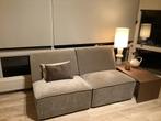 2 fauteuils in zandkleur in ribstof, 76 x 77 x 87 (hxbxd), Huis en Inrichting, Fauteuils, Ophalen, Zo goed als nieuw, 75 tot 100 cm