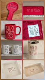 Diverse Rae Dunn Kerst items o.a. mokken en schalen, Diversen, Kerst, Ophalen of Verzenden