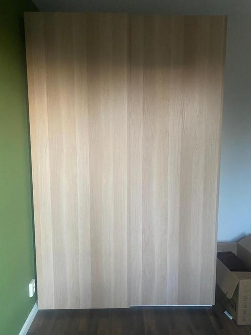 Ikea Pax kast met Hasvik eiken schuifdeuren 235x150x60, Huis en Inrichting, Kasten | Kledingkasten, Zo goed als nieuw, 200 cm of meer