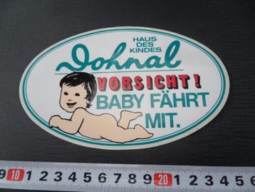 stickers Haus des kindes DOHNAL  Vorsicht BABY FÄHRT MIT * beschikbaar voor biedingen