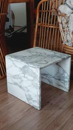 Carara marmer vintage Salontafel, Huis en Inrichting, Tafels | Salontafels, Ophalen, Zo goed als nieuw, Marmer