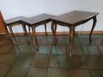 3 bijzet tafeltjes, Huis en Inrichting, Tafels | Eettafels, Minder dan 50 cm, Rond, Tot twee personen, Minder dan 50 cm