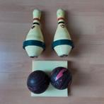 Oude bowling kegels plus rubberen ballen, Ophalen of Verzenden, Gebruikt, Overige binnenlandse clubs