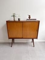 Vintage teakhouten kastje, jaren 60/Deens design, Ophalen, Gebruikt, 1 of 2 laden, Jaren 60, Scandinavisch, retro, sixties, midcentury