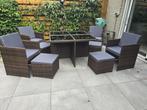 Tuinset 4 personen, Tuin en Terras, Ophalen, 4 zitplaatsen, Gebruikt, Hocker