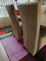 4 beige eetkamerstoelen als nieuw, Ophalen of Verzenden, Zo goed als nieuw