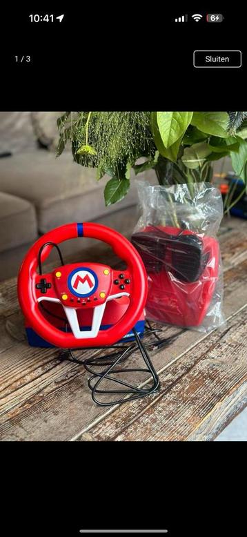 Mario stuur voor Nintendo switch beschikbaar voor biedingen