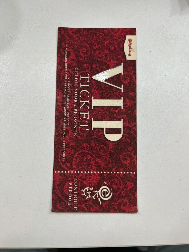 Efteling vip ticket, Tickets en Kaartjes, Recreatie | Pretparken en Attractieparken, Twee personen, Ticket of Toegangskaart