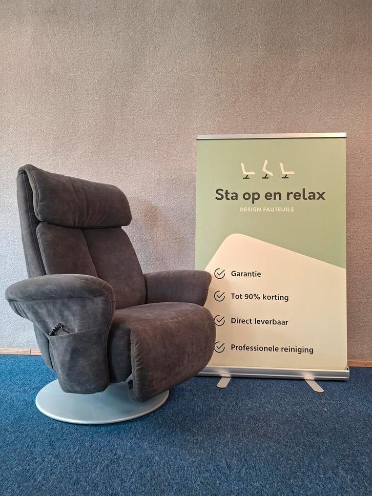 Sta op en relax fauteuil Meubelzorg Sublime Evt op accu 🔋, Huis en Inrichting, Fauteuils, Zo goed als nieuw, 50 tot 75 cm, 75 tot 100 cm