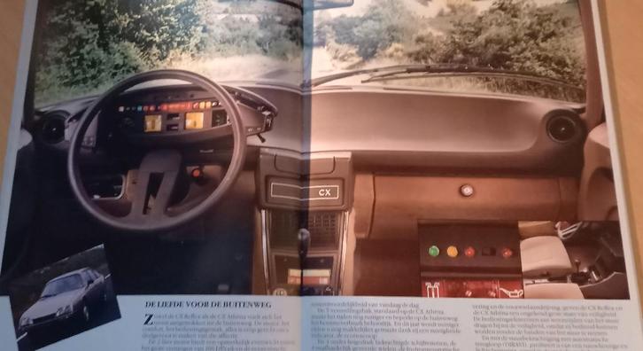 Citroën CX 2 liter brochure, 1981, Boeken, Auto's | Folders en Tijdschriften, Zo goed als nieuw, Citroën, Verzenden