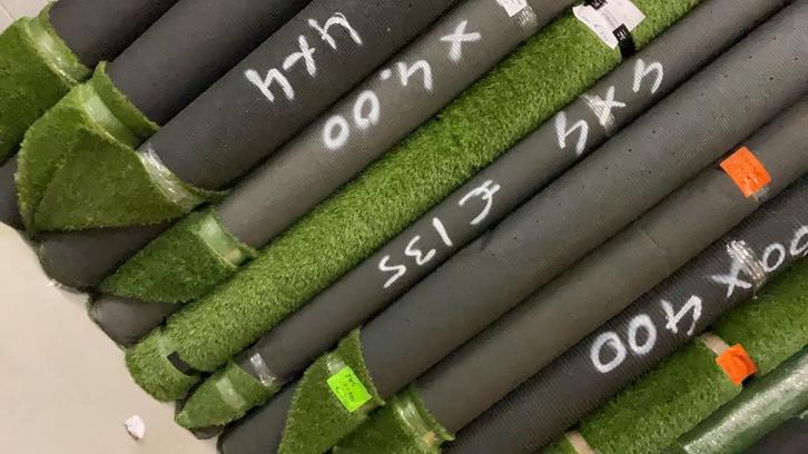 Kunstgras 4x4 20mm, Tuin en Terras, Gras en Kunstgras, Nieuw, Kunstgras, 10 tot 20 m², Ophalen