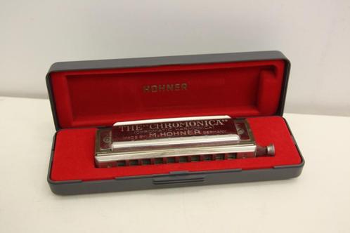 Hohner Chromonica 260 in originele cassette., Muziek en Instrumenten, Blaasinstrumenten | Mondharmonica's, C-mondharmonica, Met koffer of doosje