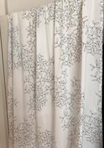 Set sfeervolle semi transparante gordijnen., 200 cm of meer, Wit, Ophalen of Verzenden, Zo goed als nieuw